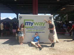 myway mobile storage of baltimore takes part in keg & cork festival